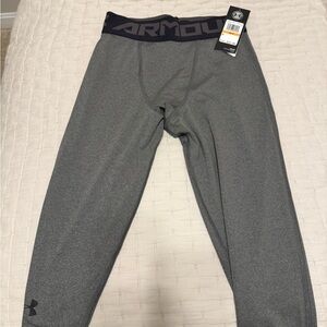 Mens Small Under Armour Gray Leggings
